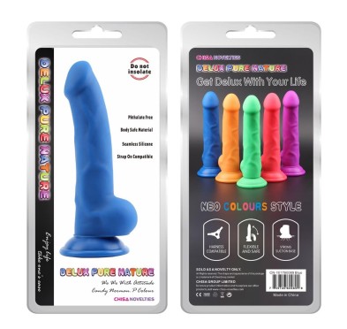 Dildo realistyczne penis naturalne przyssawka 21cm